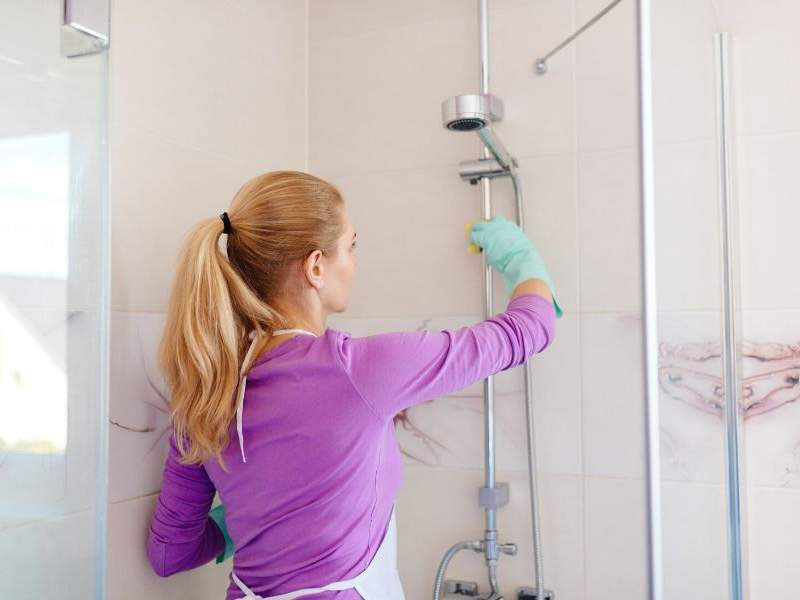 Shower cleaning